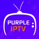 iptv smart purple player android application logo